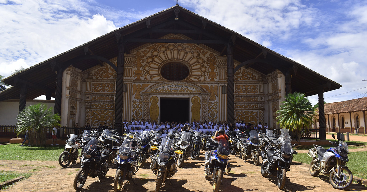 Turismo de motoqueros en Concepción, Santa Cruz (Foto: TVCn)